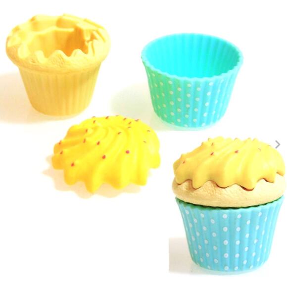 American Girl Doll STACKING CUPCAKE Muffin 3PC Baking Accessory Treat Food - Picture 7 of 8